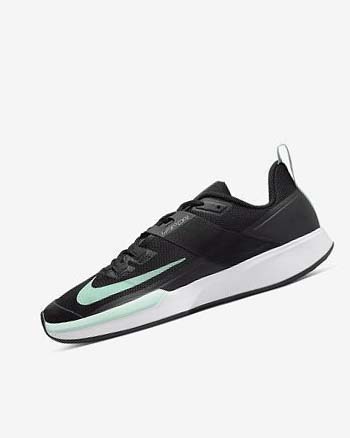 Nike Court Vapor Lite Negros Grises Oscuro Blancos Verde Menta | MX 3244
